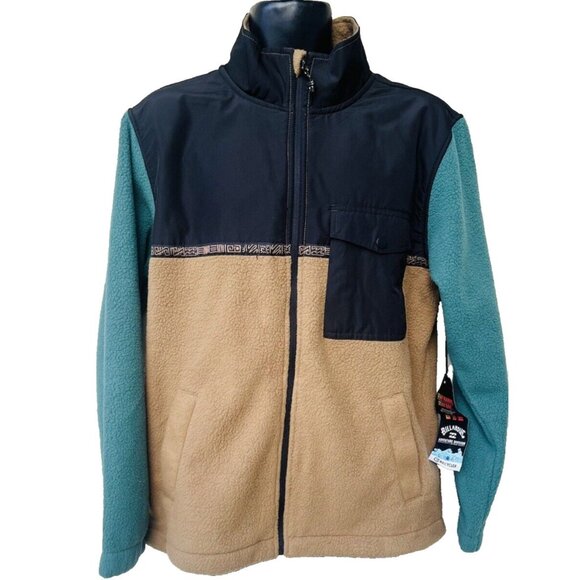 Billabong Other - BILLABONG Men's A/DIV BOUNDARY TRAIL Zip-Up Fleece - CLY - Medium - NWT